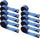 10 Pack 4 x 30' Winch Tie Down Strap withFlat Hook for Flatbed Truck Trailer Farm