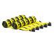 (10 Pack) 4x27' Winch Straps withflat hook, WLL 5400 Flatbed Tie Down Strap