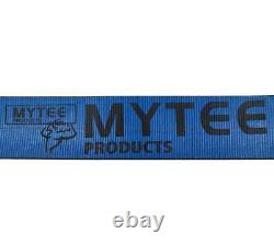 (10 Pack) 4x30' Winch Straps Blue withflat hook, WLL 5400 Flatbed Tie Down Strap