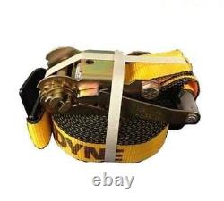 (10 Pack) Kinedyne 2X30' Ratchet Straps withflat hook, WLL 3333 Tie Down Strap