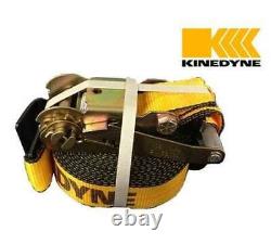 (10 Pack) Kinedyne 2X30' Ratchet Straps withflat hook, WLL 3333 Tie Down Strap
