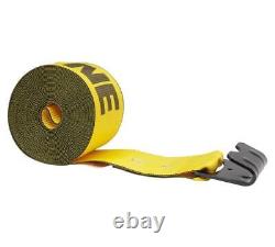 (10 Pack) Kinedyne 4 x 27' Winch Straps with flat hook, Flatbed Tie Down Strap