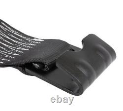(20 Pack) 4x30' Winch Straps withflat Hook Black Flatbed Tie Down Strap