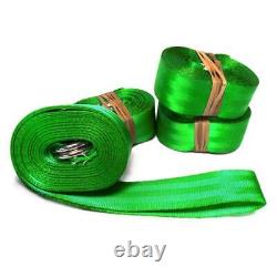 2x20' Double D Ring Nylon Web Strap Heavy Duty Tie Down Secure Anchor 10 Pack
