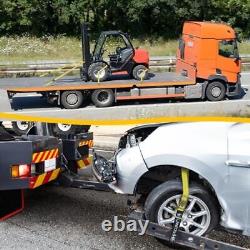 4PK Ratchet Car Tie Down Straps, Heavy Duty 3300lb 2 inch x 96 inch Tire