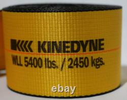 Kinedyne Winch Straps 4 X 30' Gold Heavy Duty Tie down WithFlat Hooks WLL# 5400 L