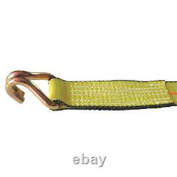LIFT-ALL 26436 Tie Down Strap, Ratchet, Poly, 27 ft