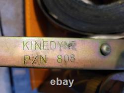 LOT OF 2 Kinedyne 4 x 27' Long Handle Ratchet Strap with Wire Hooks (6670 lb WLL)