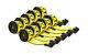 Mytee Products 10 Pack Winch Straps 4 x 30' Yellow Heavy Duty Tie Down withFl