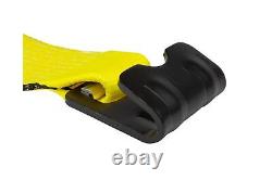 Mytee Products 10 Pack Winch Straps 4 x 30' Yellow Heavy Duty Tie Down withFl