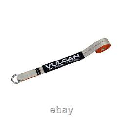 VULCAN Car Tie Down with Chain Anchors Lasso Style 2 Inch x 96 Inch 4 P