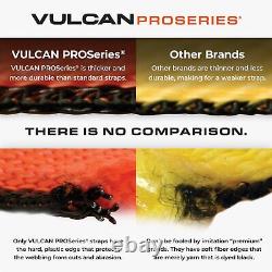 VULCAN PROSeries Orange Axle & Ratchet Strap Tie Down Kit